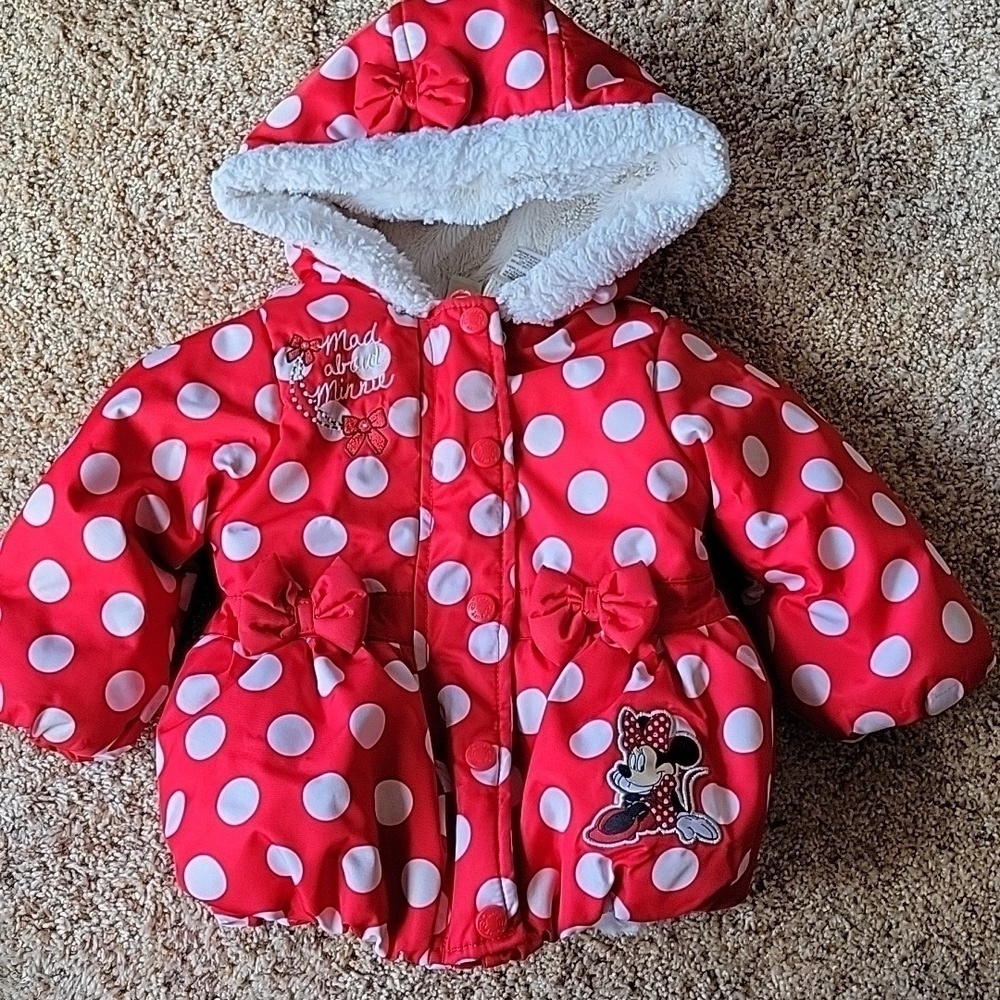 Disney baby winter jacket, 12-18 months, guc
